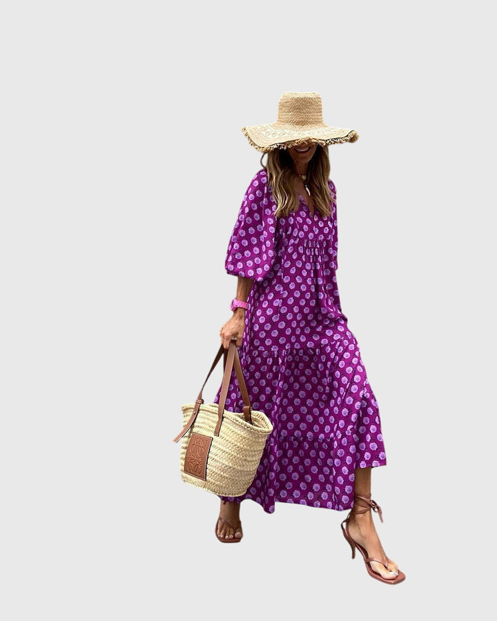 Sarah™ - Boho Maxi Kjole