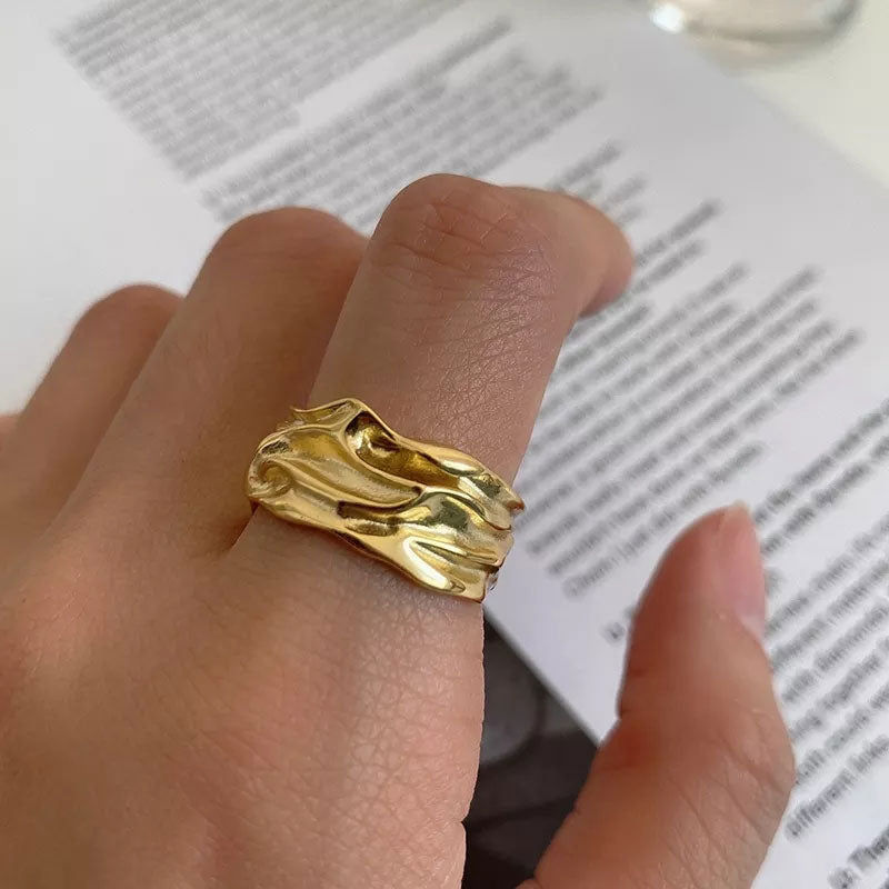 Jaylinette | Big Ring 18K Guld