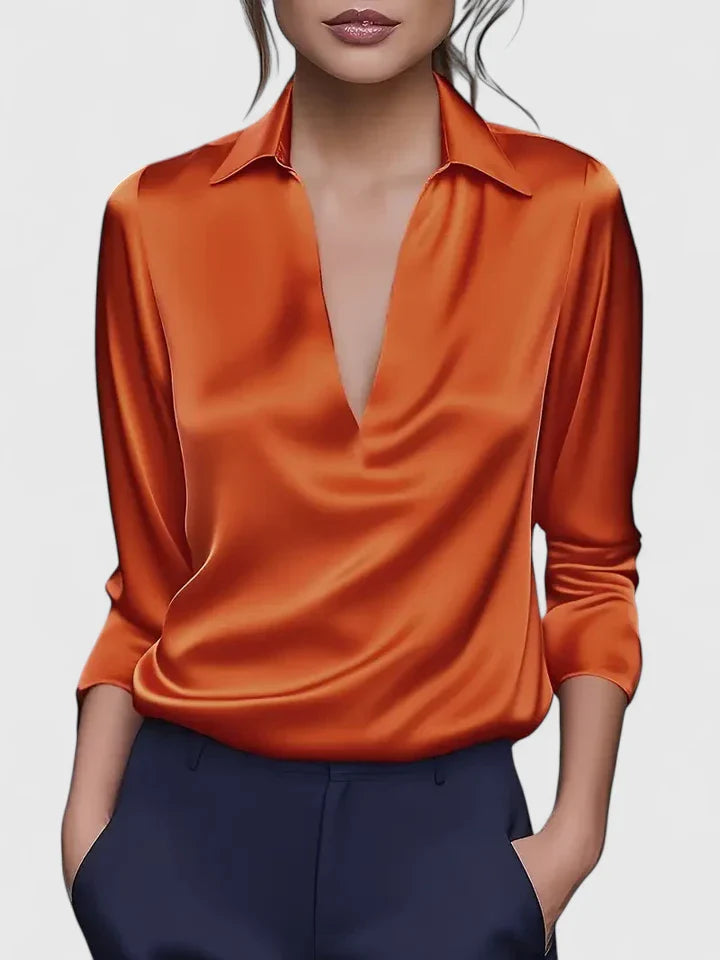 Calvina | Sofistikeret Bluse