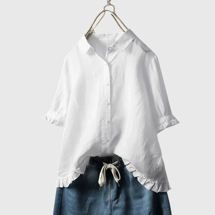 Pamela™ | Elegant & Raffineret Skjorte