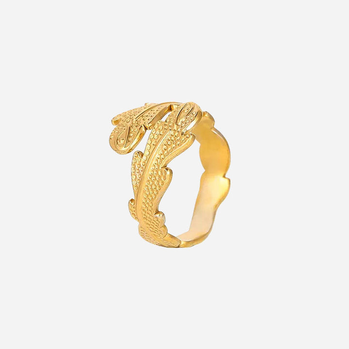 Janirelle | Korallring 18K Guld