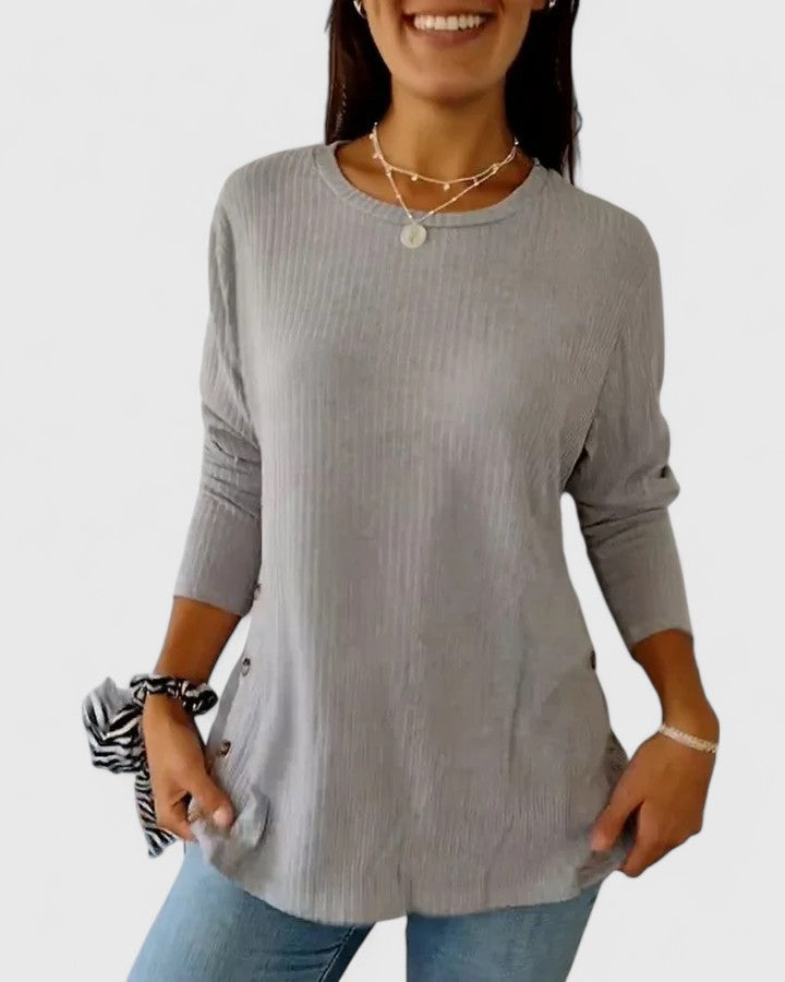 Meggan™ | Elegant Crew Top