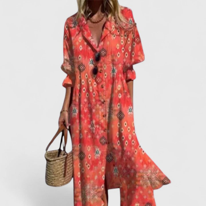 Paula | Elegant Boho Kjole