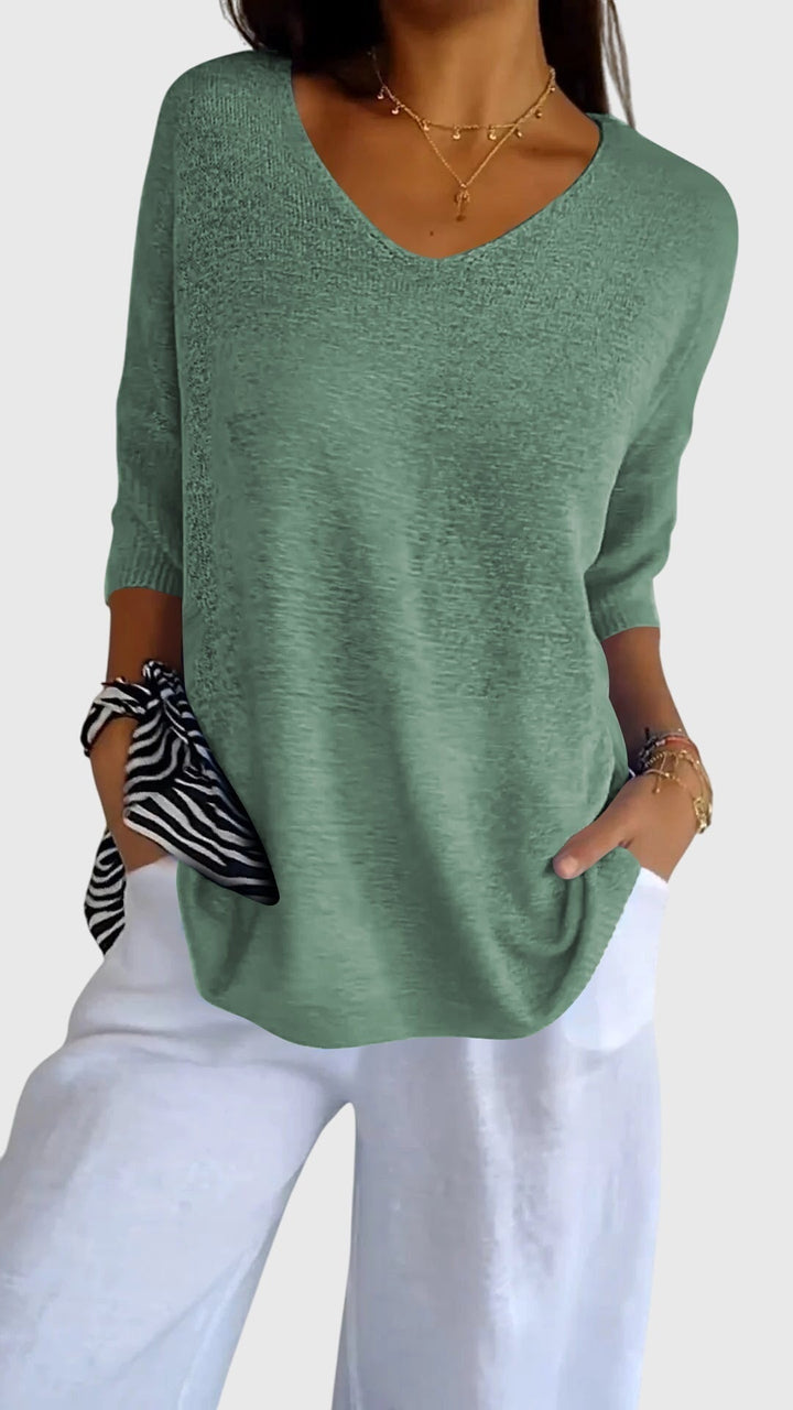 Cassaandra™ | Elegant V-hals Top