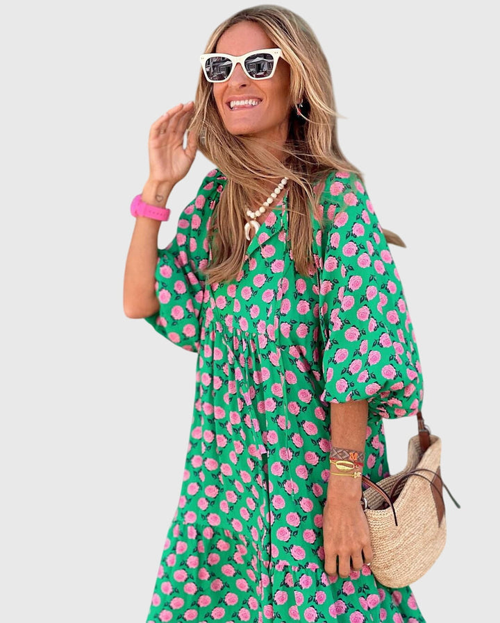 Sarrah™ - Boho Maxi Kjole