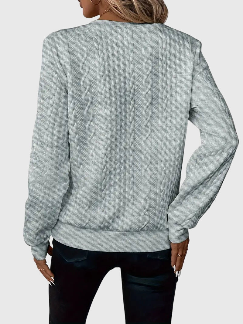 Noria™ | Sweater med Lynlås