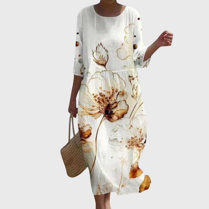 Hayley™ | Stilfuld Floral Maxi Kjole