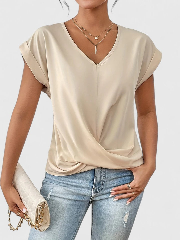 Mahriaanne | Komfortabel V-Hals Top