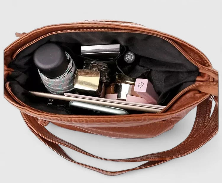 Freya - Læder Skuldertaske