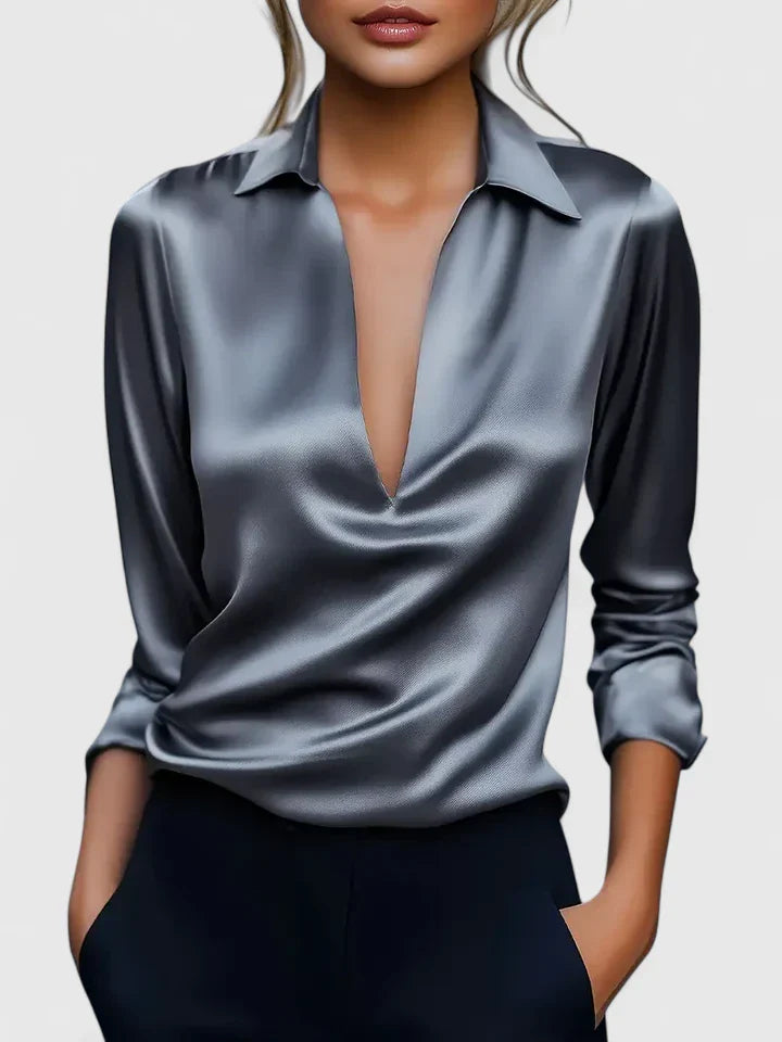 Calvina | Sofistikeret Bluse
