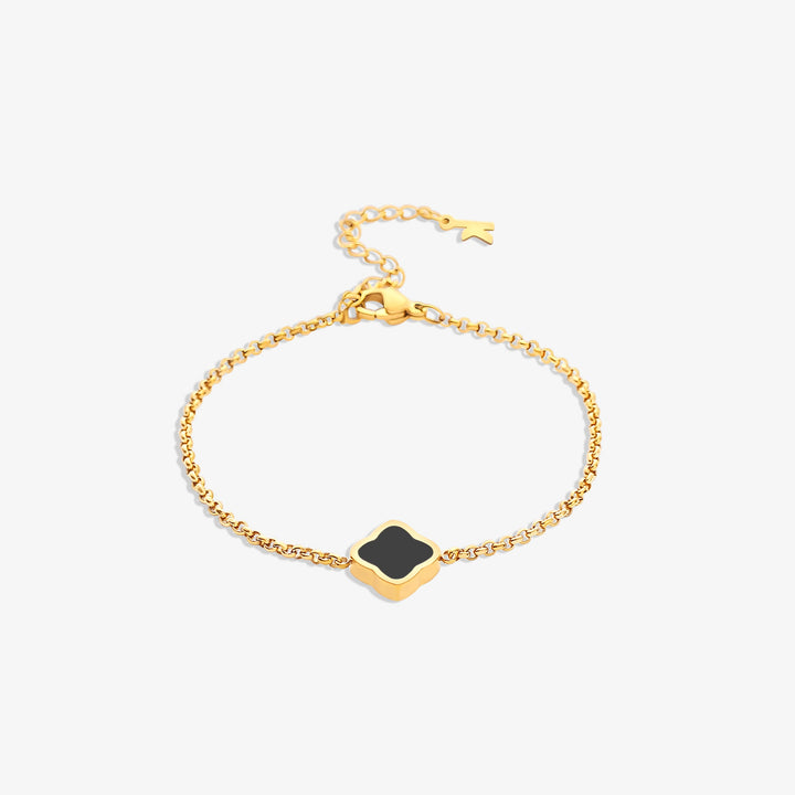 Celine Single Clover Armbånd