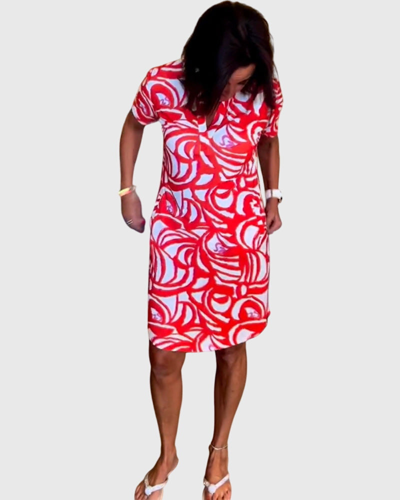 Elle™ | Flatterende Avenue Walk Kjole