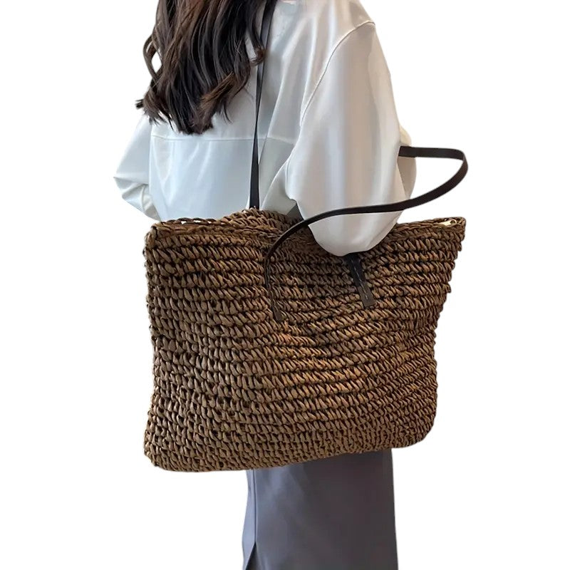 Line - Vævet Tote Bag