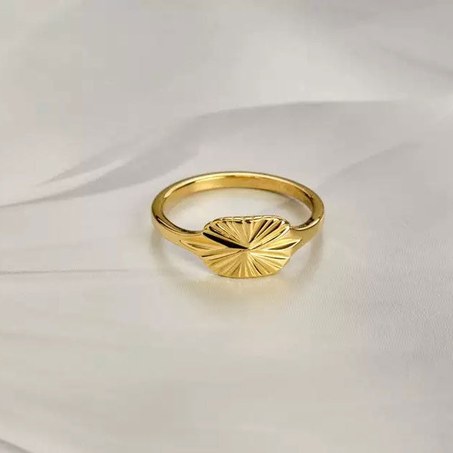Aurizette | Solstråle Ring 18K Guld