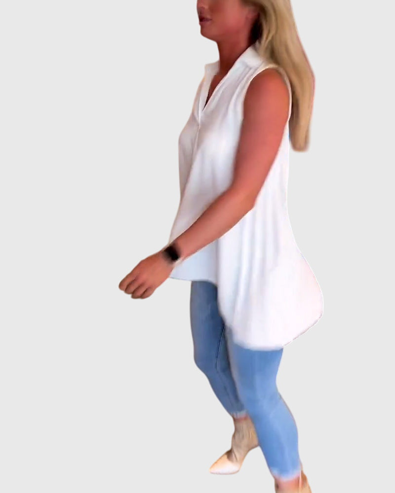 Llina™ | Uden ærmer Top