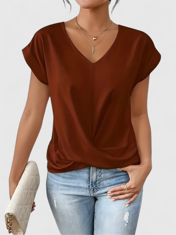 Mahriaanne | Komfortabel V-Hals Top