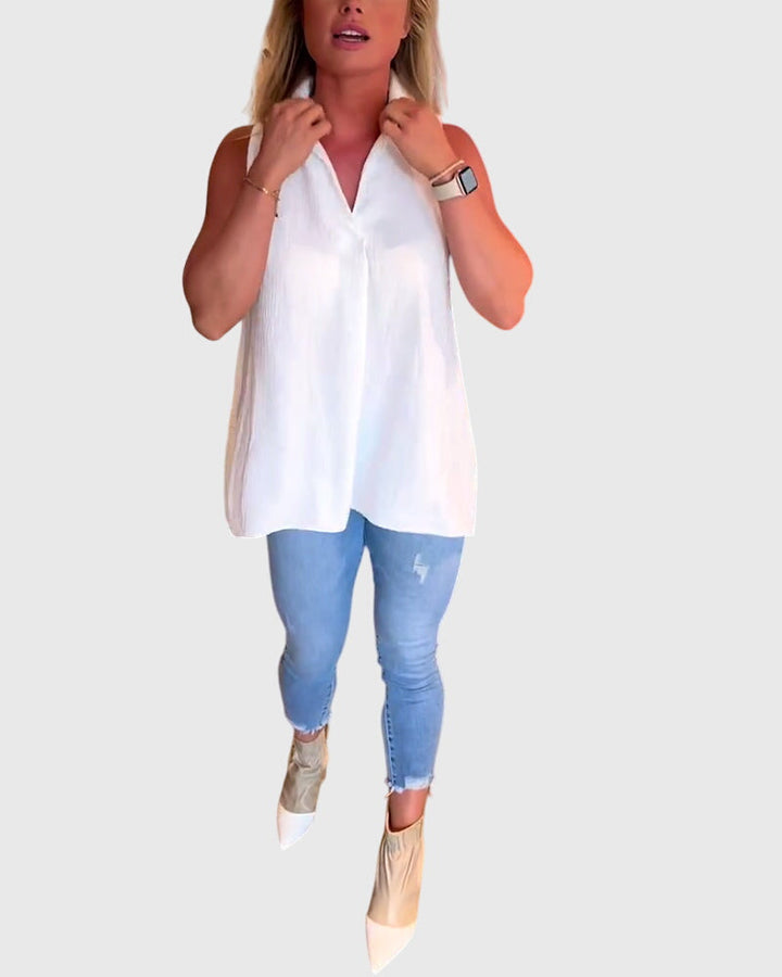 Llina™ | Uden ærmer Top