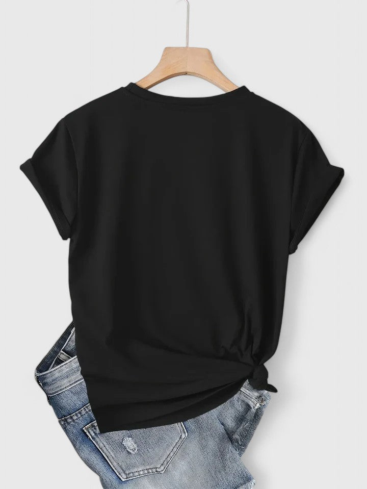 Ivanelle | Behagelig T-shirt med Korte Ærmer