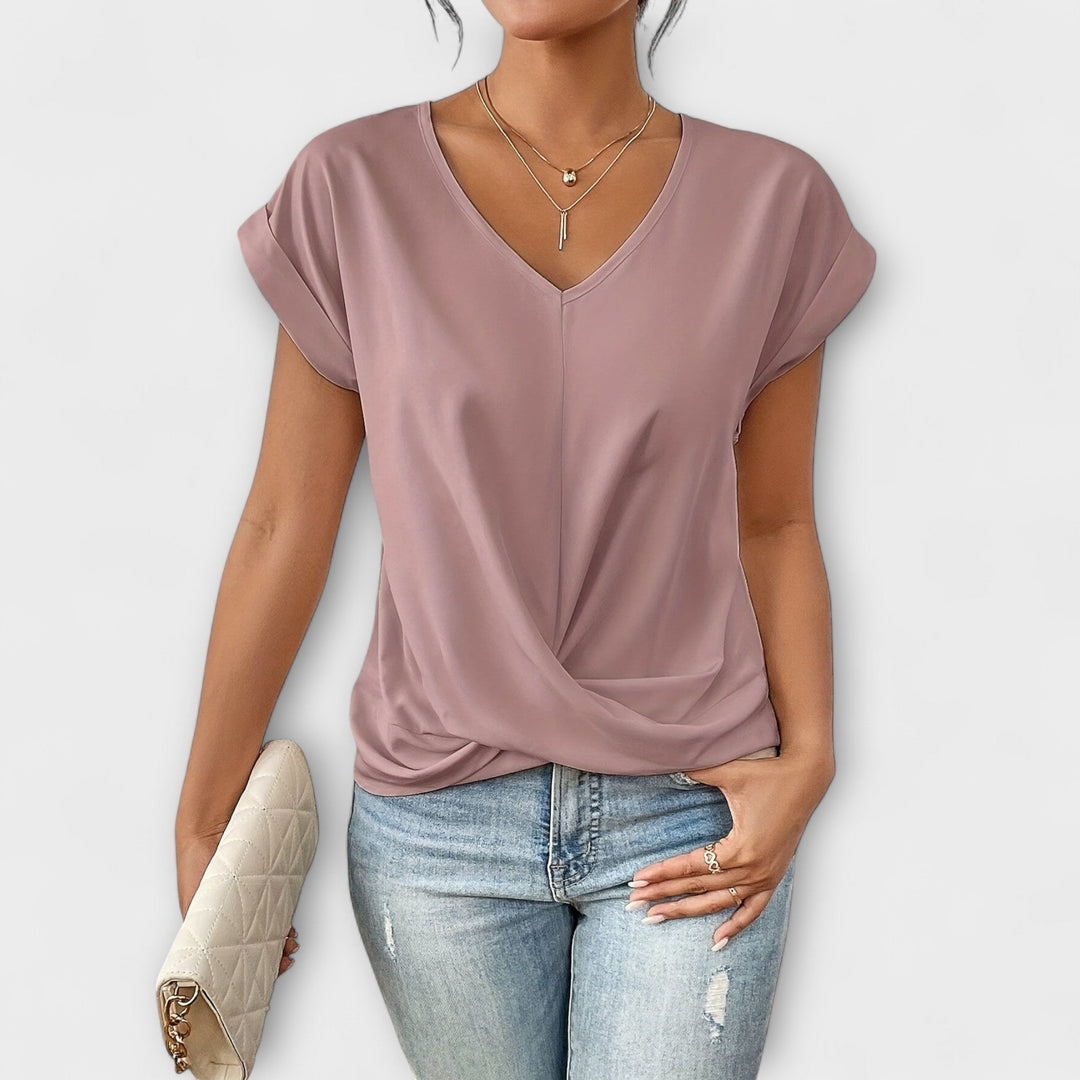 Carlinda | Elegant V-hals Top