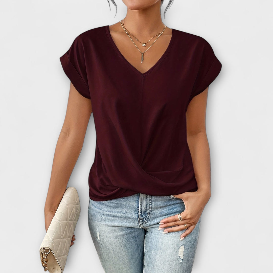 Carlinda | Elegant V-hals Top