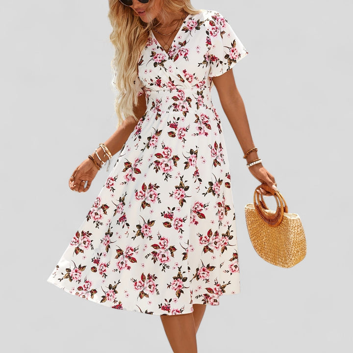 Gretalise | Komfortabel Sommer Midi Kjole
