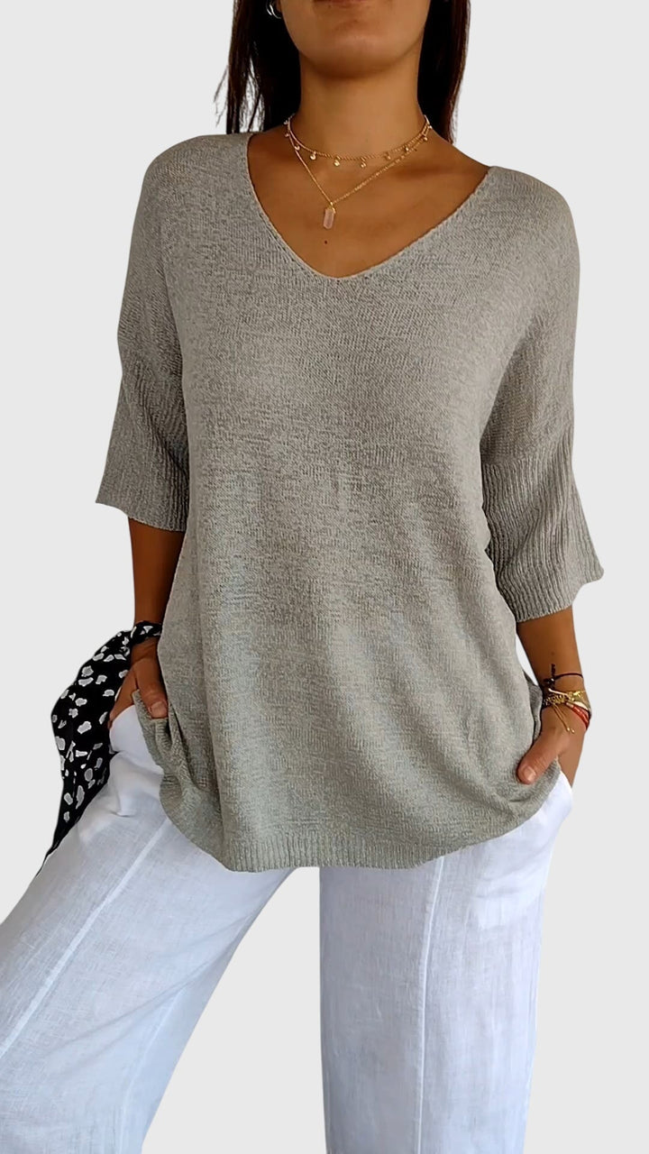 Cassandra™ | Elegant V-Hals Top
