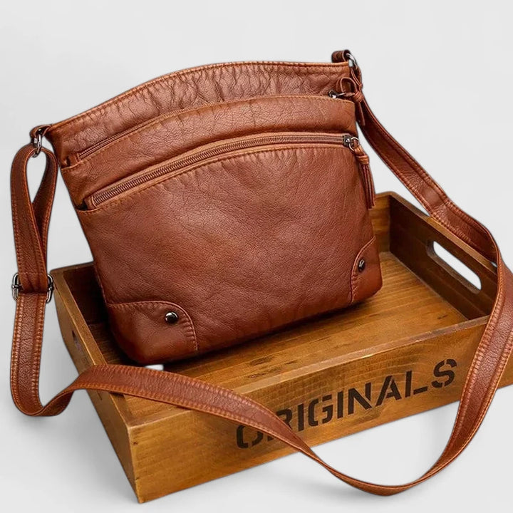 Freya - Læder Skuldertaske