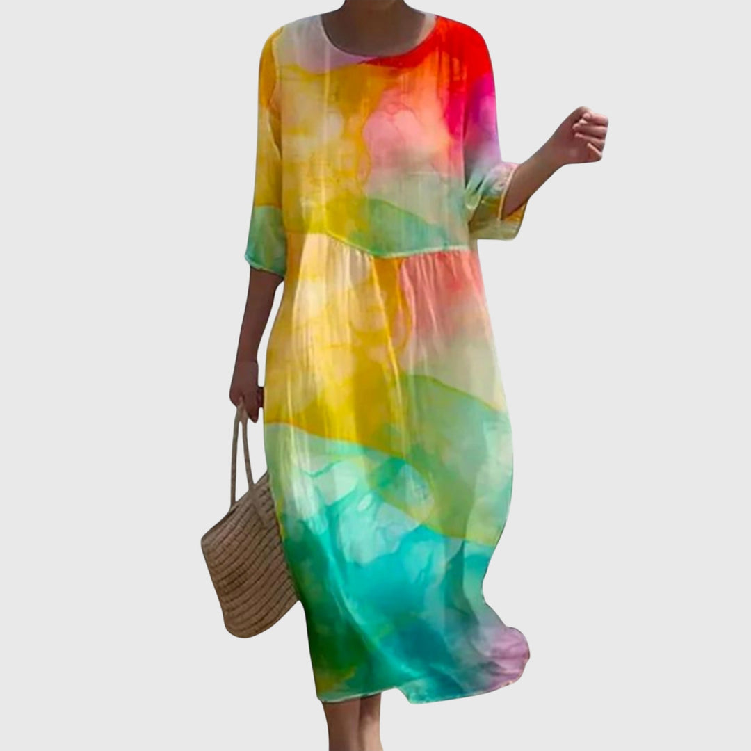 Hayyley™ | Stilfuld Blomster Maxi Kjole