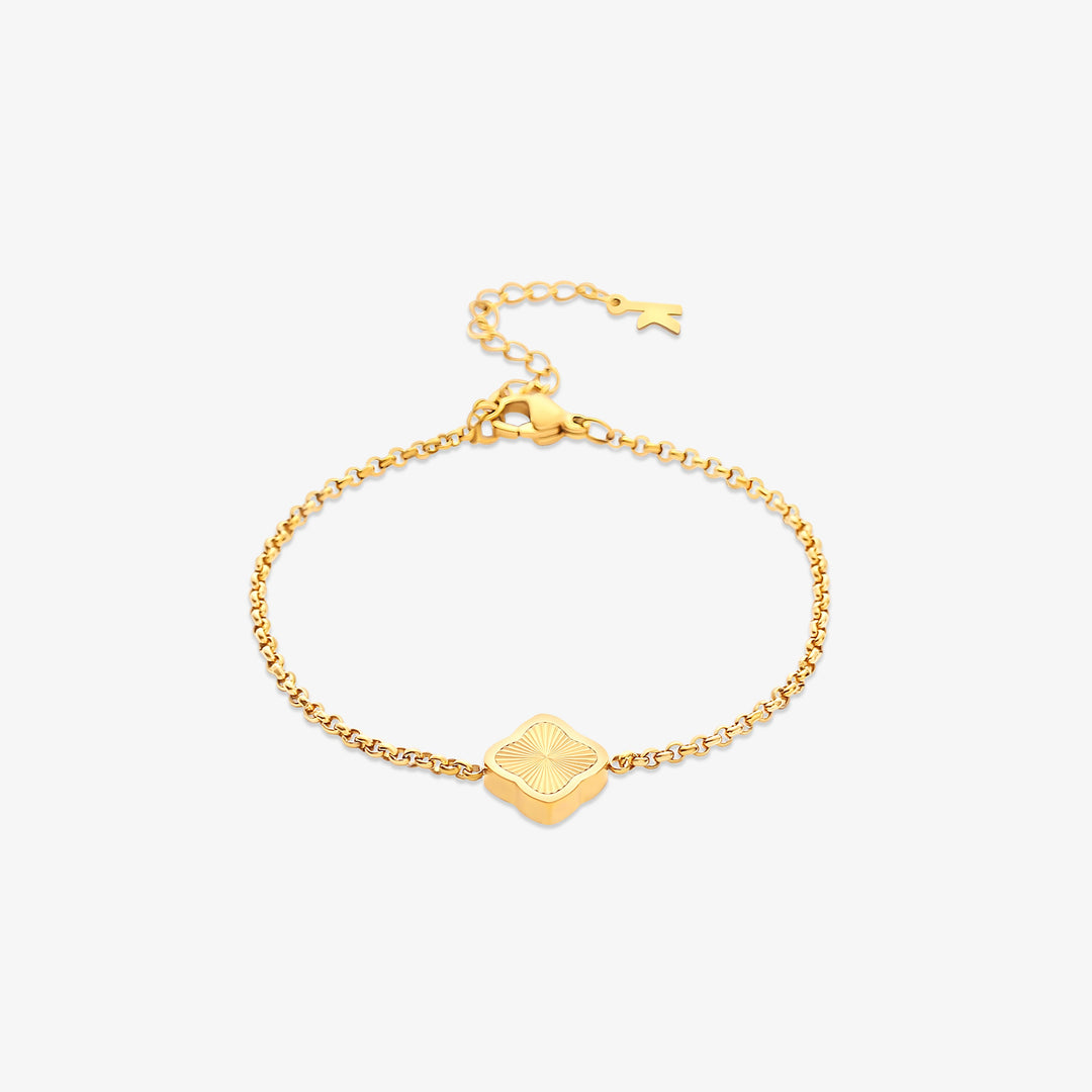 Celine Single Clover Armbånd