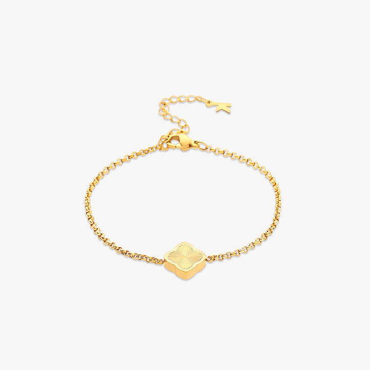 Celine Single Clover Armbånd