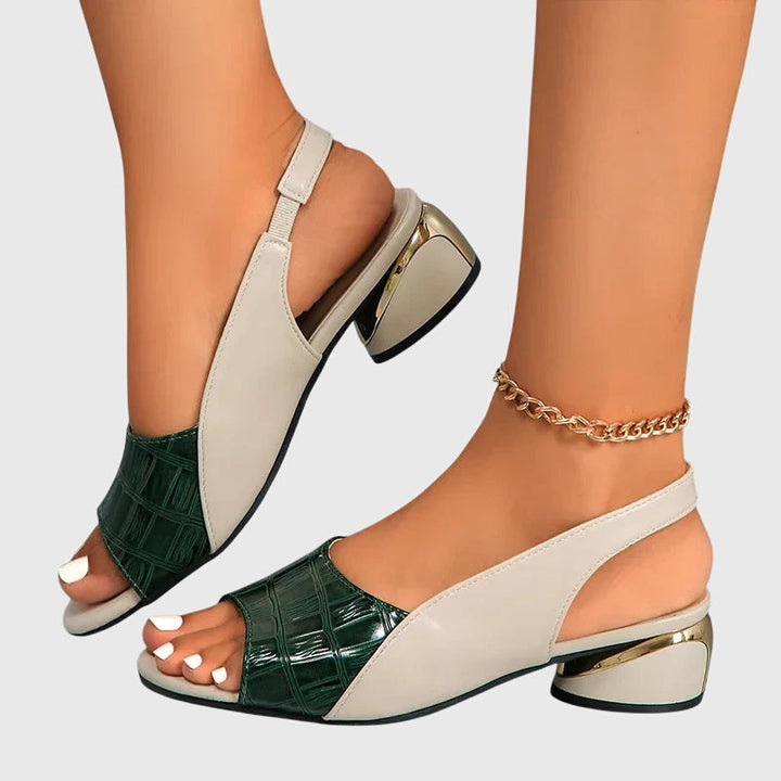 Whitney™ | Elegant Lædersandaler