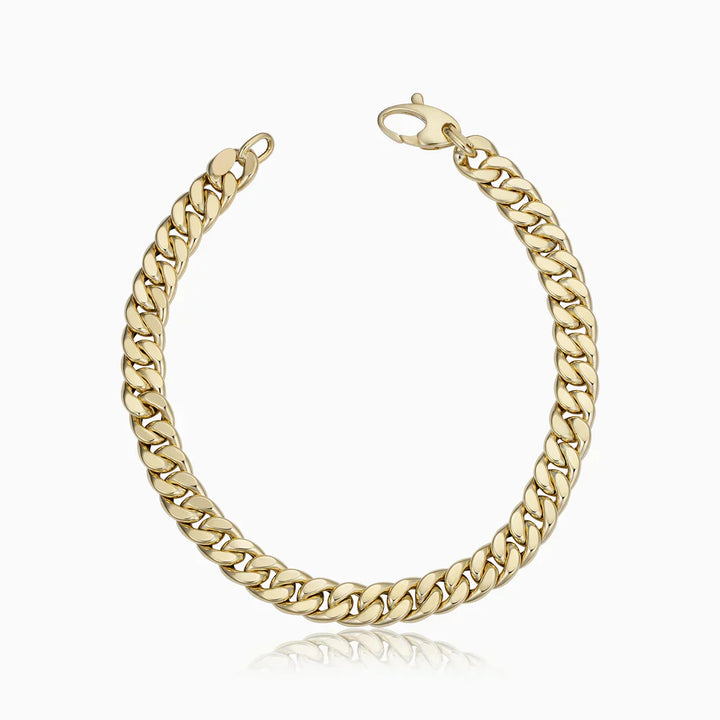 Mayzharine | Cubansk Armbånd 18k Guld