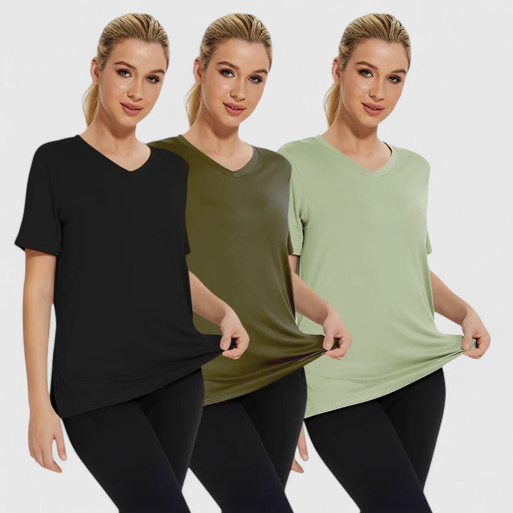Samanthha | Komfortabel T-shirt (Pakke med 3)