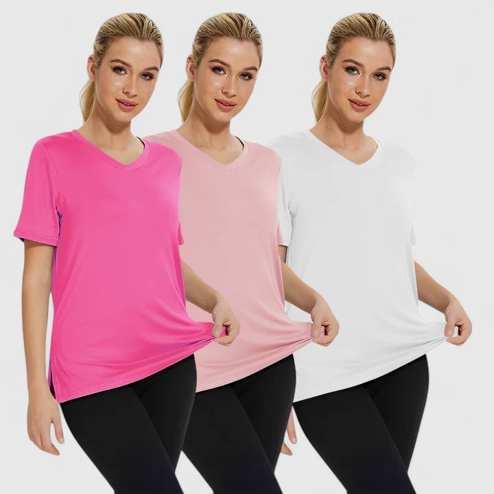 Samanthha | Komfortabel T-shirt (Pakke med 3)