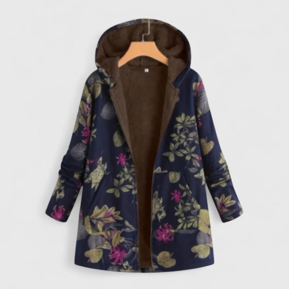 Camellia - Varm Jakke med Fleecefor