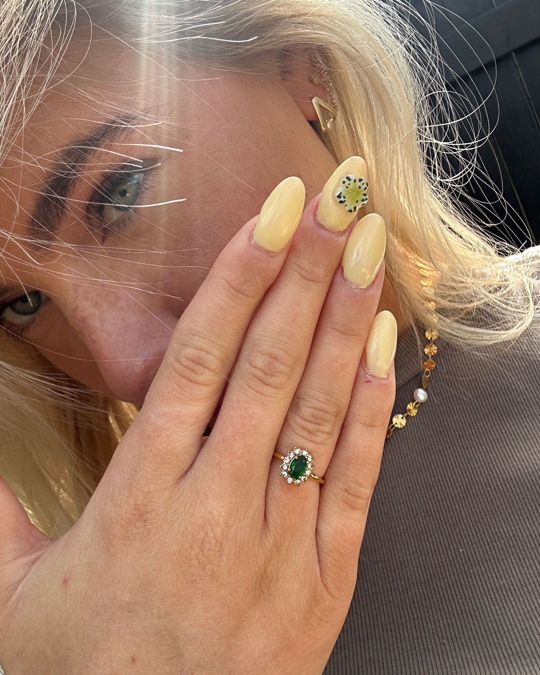 Amaryelle | Grøn Zirkonia Ring 18K Guld