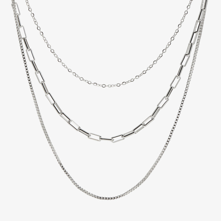 Tre-lags Choker Halskæde