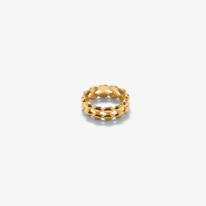 Dobbelt Oval Perlering