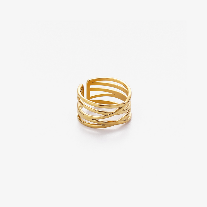 Lagdelte Ring