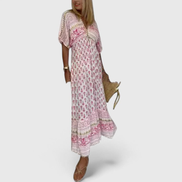 Lyrianna | Behagelig Maxi Kjole