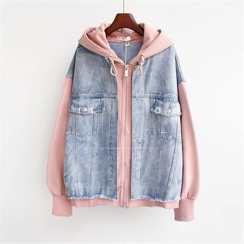 Vivian - Denim Hoodie Jakke