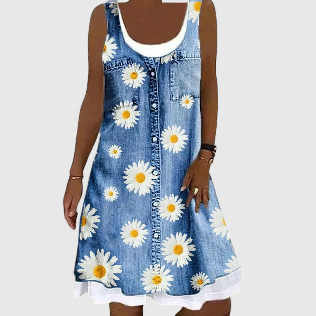 Gerd – Blød og Elegant Denimkjole