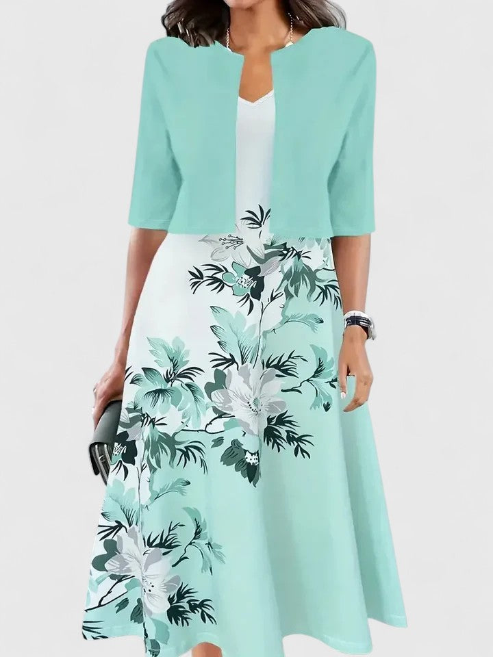 Chantal | Elegant Midi Kjole
