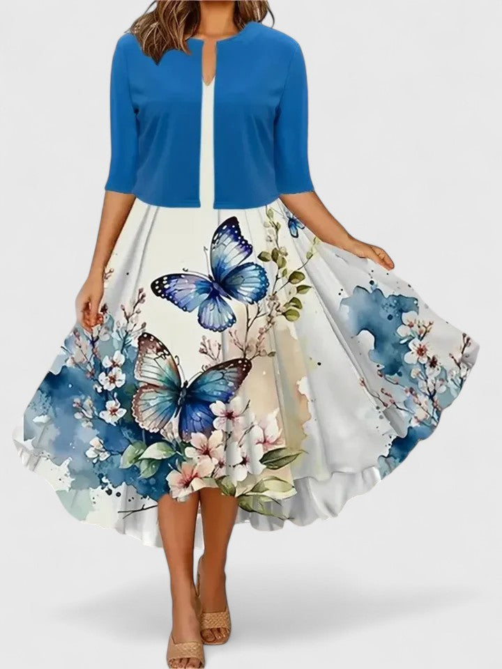 Chantal | Elegant Midi Kjole