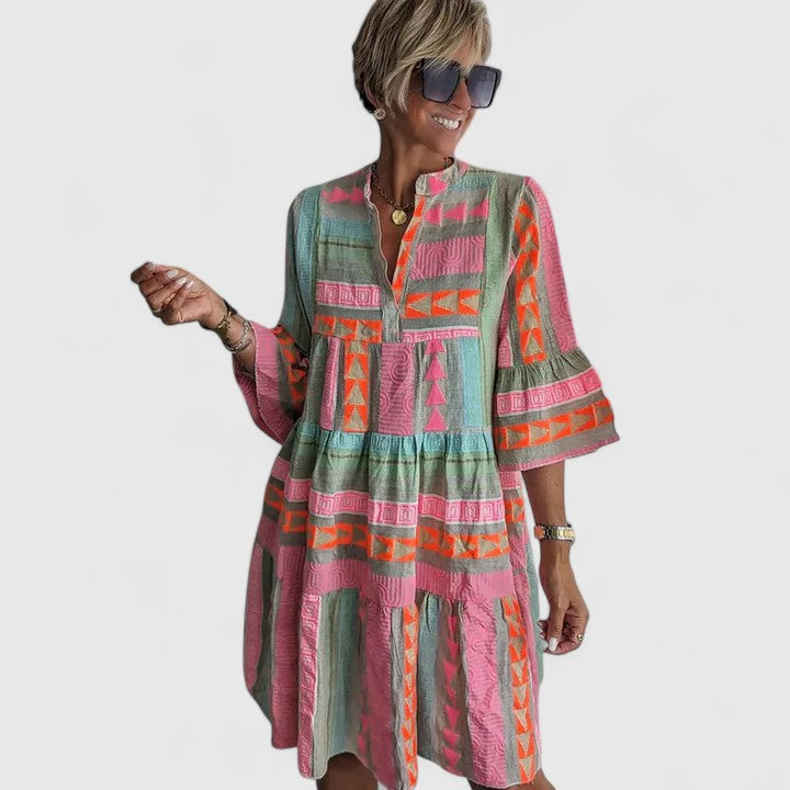 Gisara | Komfortabel Boho Kjole
