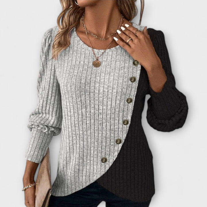 Xeraphine | Elegant Strikket Bluse