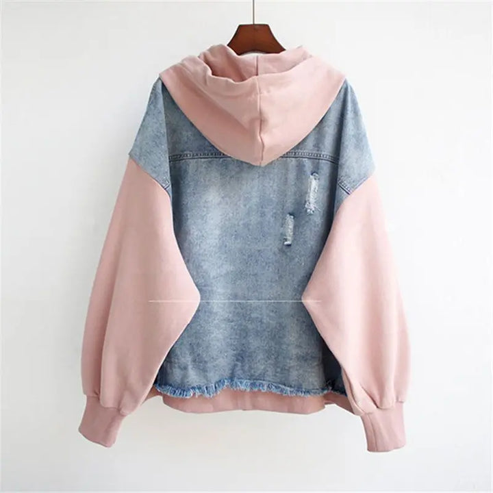 Vivian - Denim Hoodie Jakke