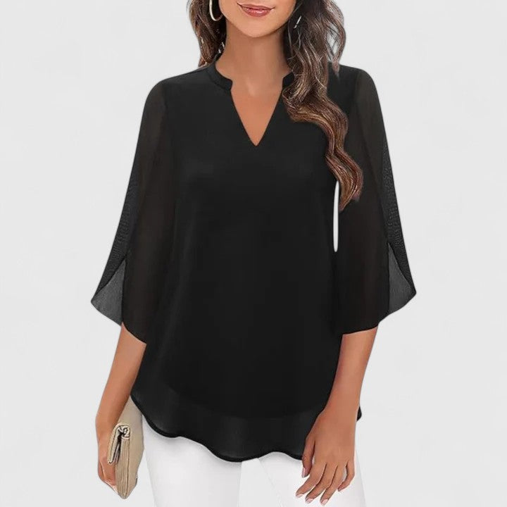 Ellie | Sofistikeret Bluse