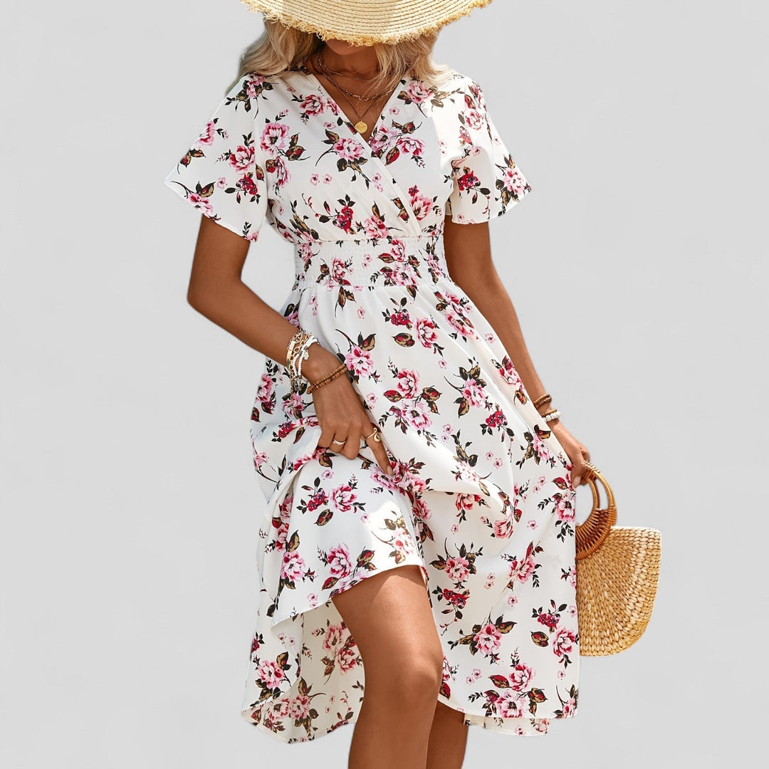 Gretalise | Komfortabel Sommer Midi Kjole