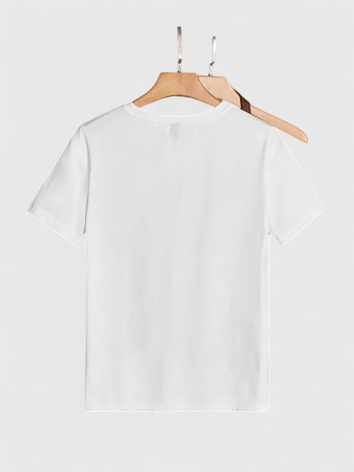 Ivanellee | Komfortabel T-shirt med Korte Ærmer
